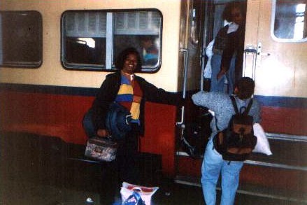 Pegando o trem na Argentina